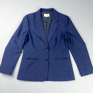 Vintage Women's Blazer | Vintage 80's Navy Blue Women's Suit Jacket
